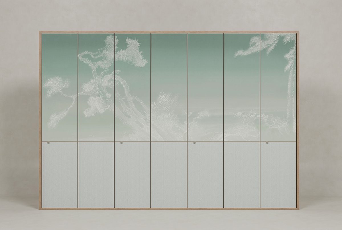 千山松影
